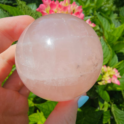 Rose Quartz Sphere #65D