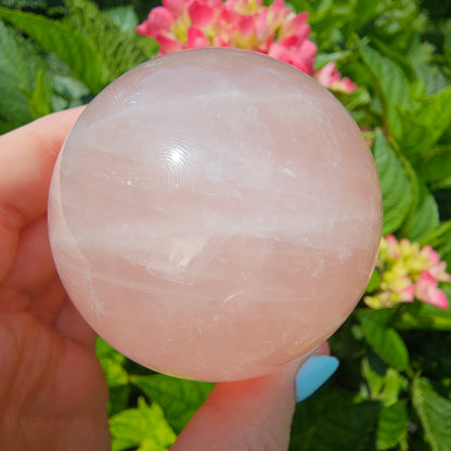 Rose Quartz Sphere #65D