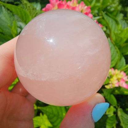 Rose Quartz Sphere #65D