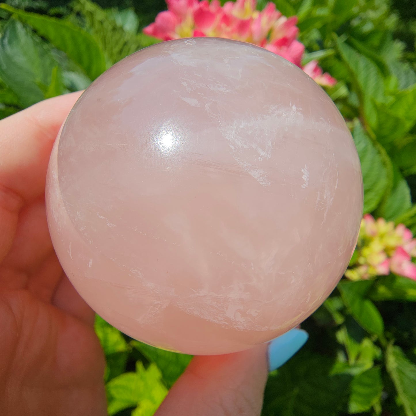 Rose Quartz Sphere #65D