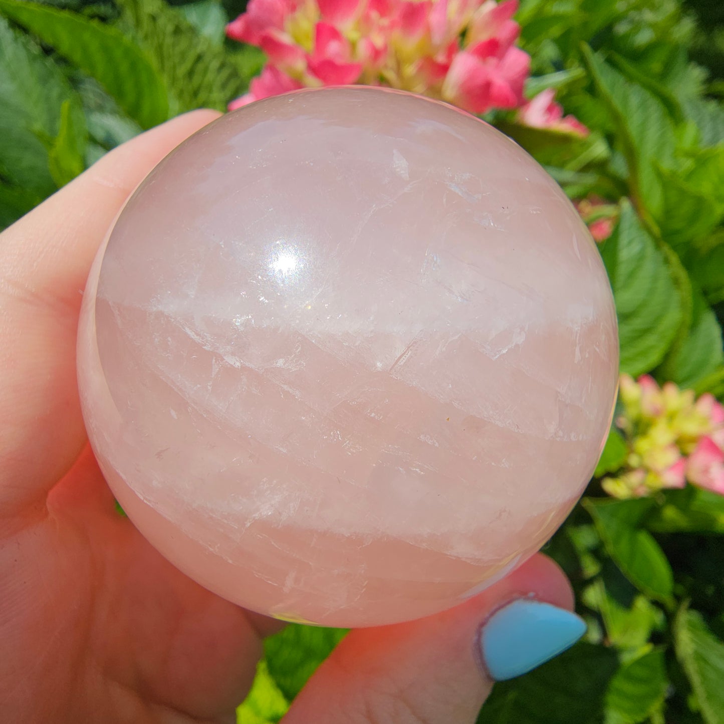 Rose Quartz Sphere #65D