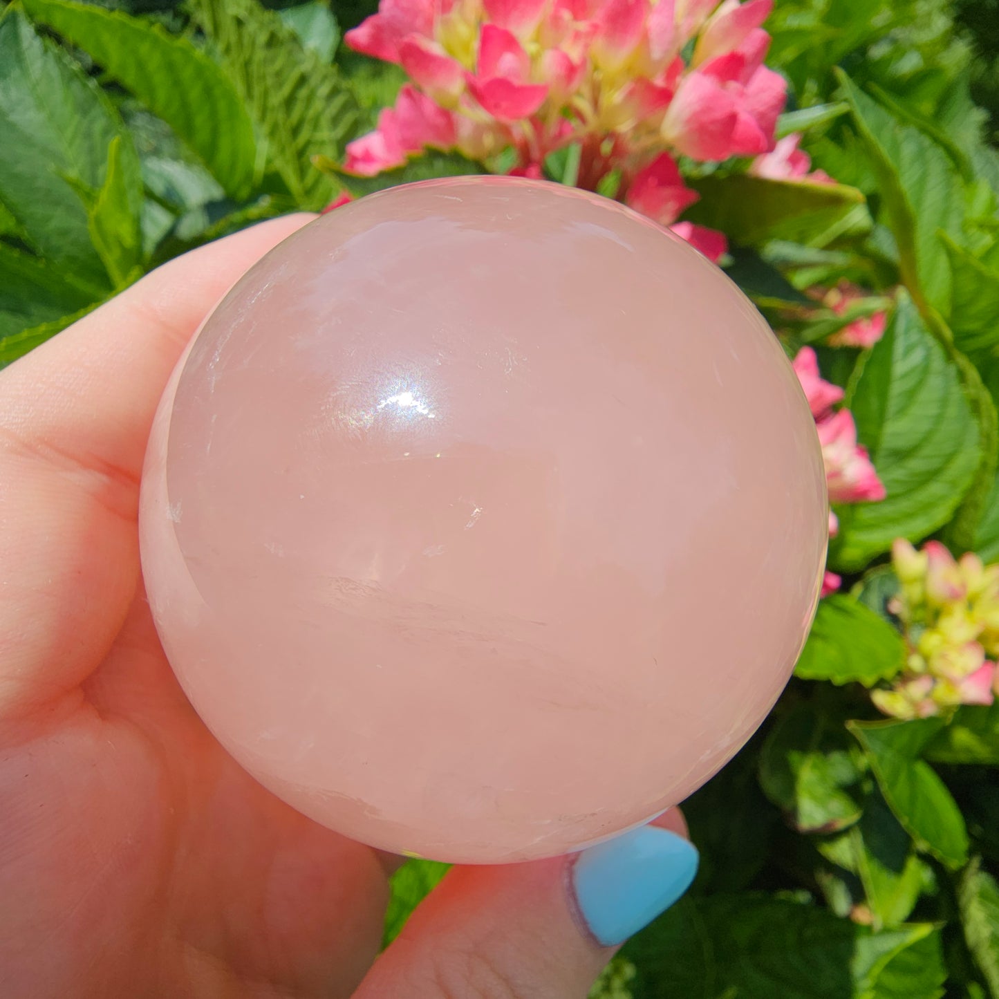 Rose Quartz Sphere #65D