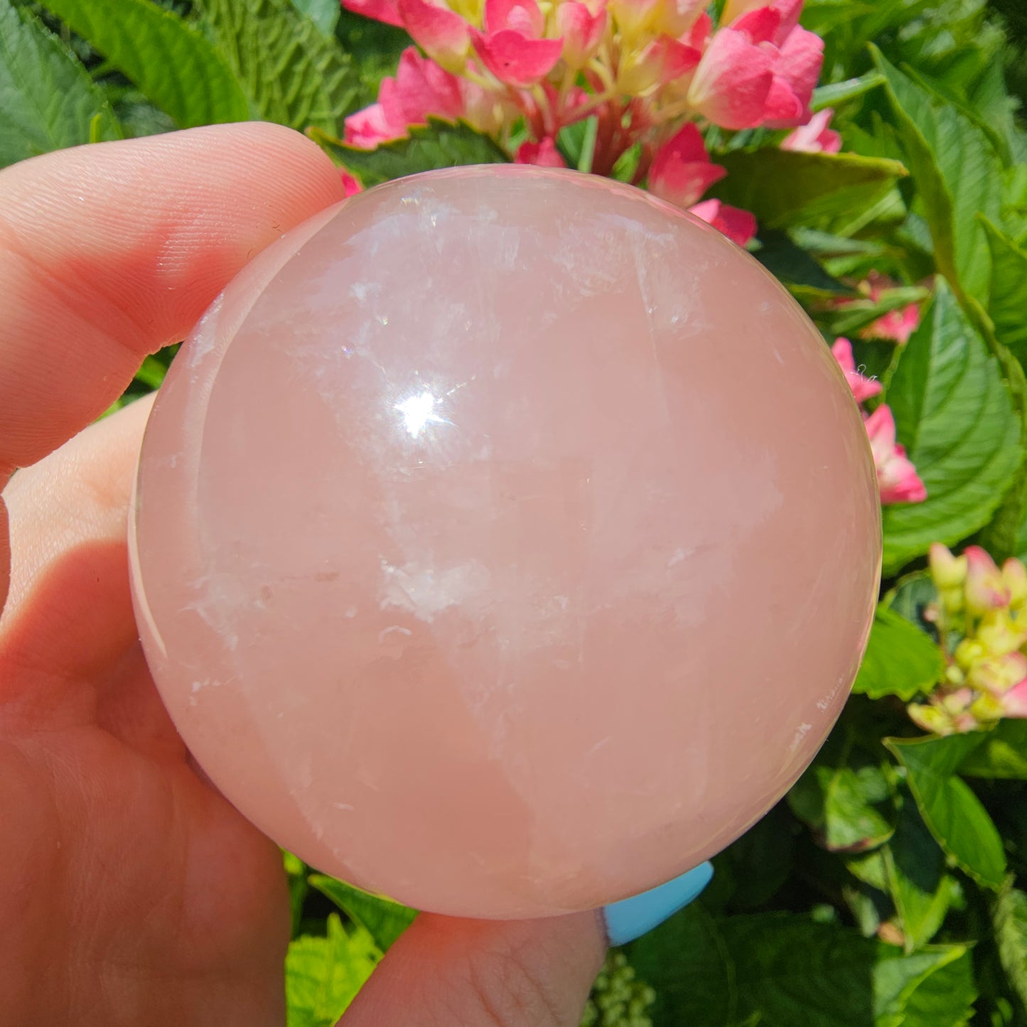 Rose Quartz Sphere #65D