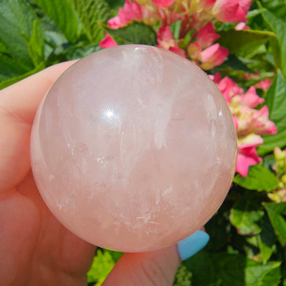 Rose Quartz Sphere #65D