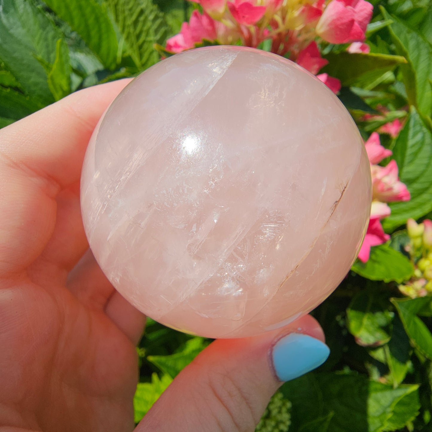 Rose Quartz Sphere #65D