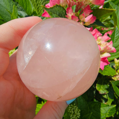 Rose Quartz Sphere #65D