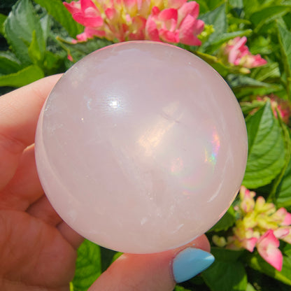 Rose Quartz Sphere #49E