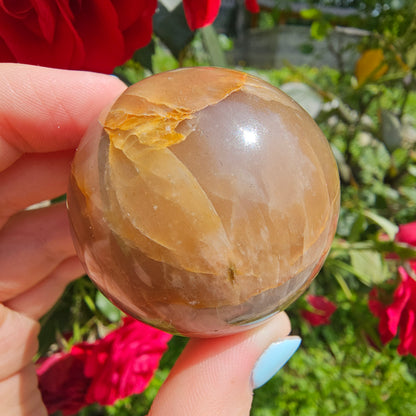 Peach Moonstone Sphere #31A