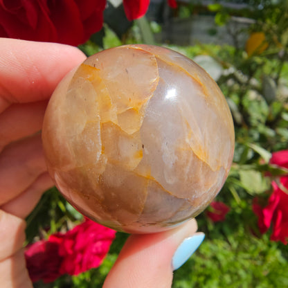 Peach Moonstone Sphere #31A