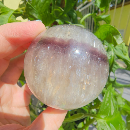 Light-coloured Fluorite Sphere #55A