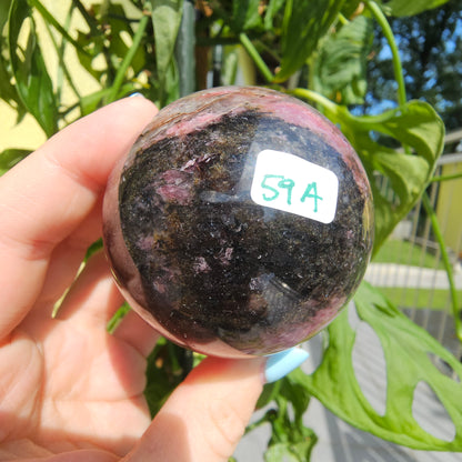 Rhodonite Sphere #59A