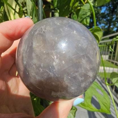 Blue Rose Quartz Sphere #69A