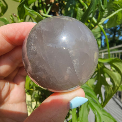 Blue Rose Quartz Sphere #25C