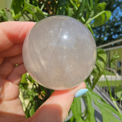 Blue Rose Quartz Sphere #25E