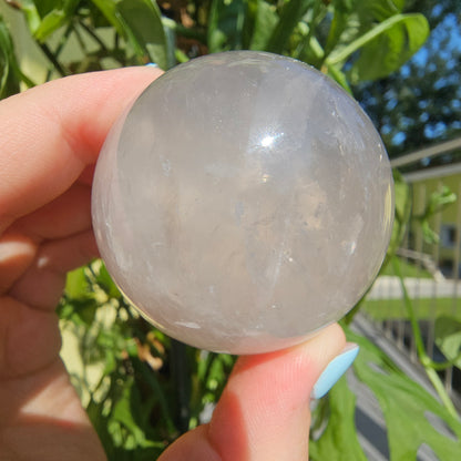 Blue Rose Quartz Sphere #25E