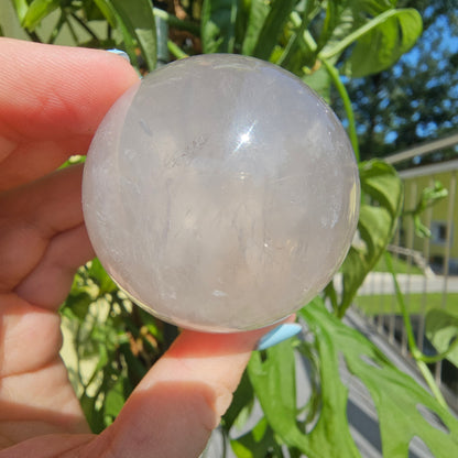 Blue Rose Quartz Sphere #25E