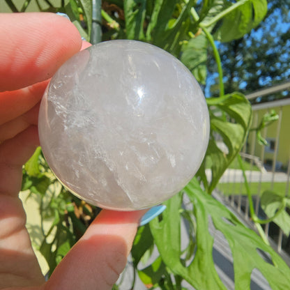 Blue Rose Quartz Sphere #25E