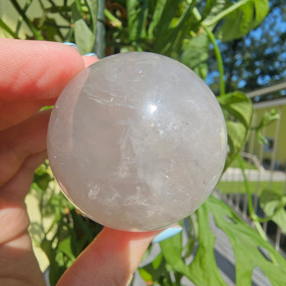 Blue Rose Quartz Sphere #25E