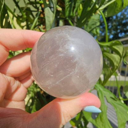 Blue Rose Quartz Sphere #25E