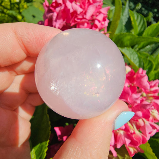 Rose Quartz Sphere #25d