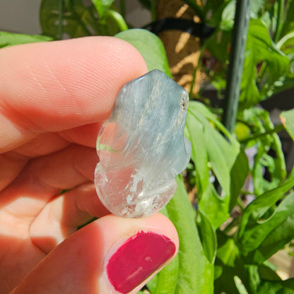 "Blue Tara" Quartz Frog (#25A)