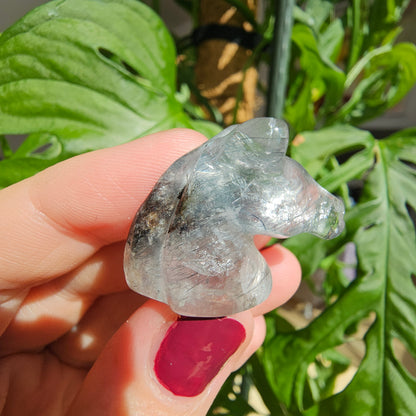 "Blue Tara" Quartz Horse (#25C)