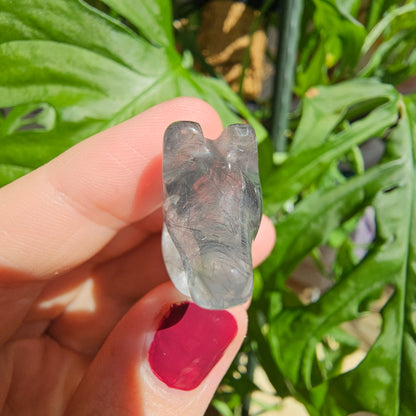 "Blue Tara" Quartz Horse (#25C)