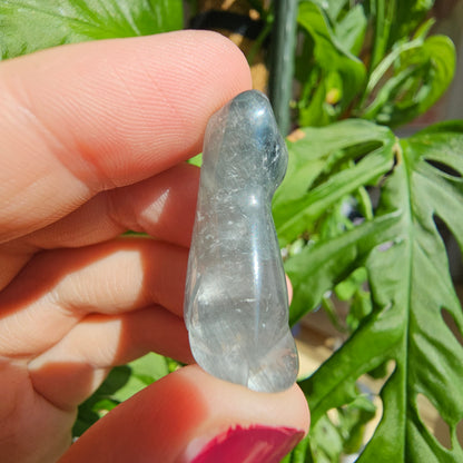 "Blue Tara" Quartz Cat (#25E)