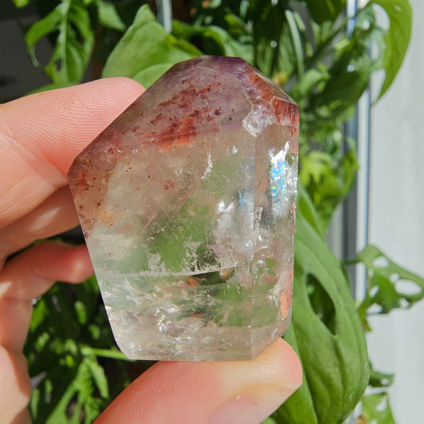 "Dreamcoat Lemurian" Quartz Tower #37C