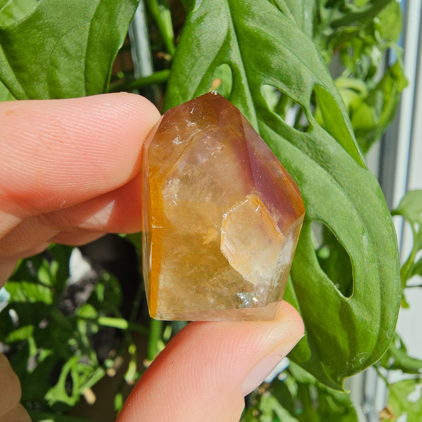 "Dreamcoat Lemurian" Quartz Tower #16G