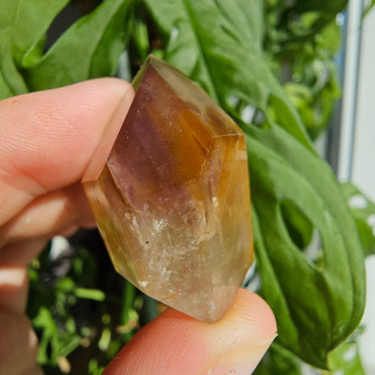 "Dreamcoat Lemurian" Quartz Tower #16G