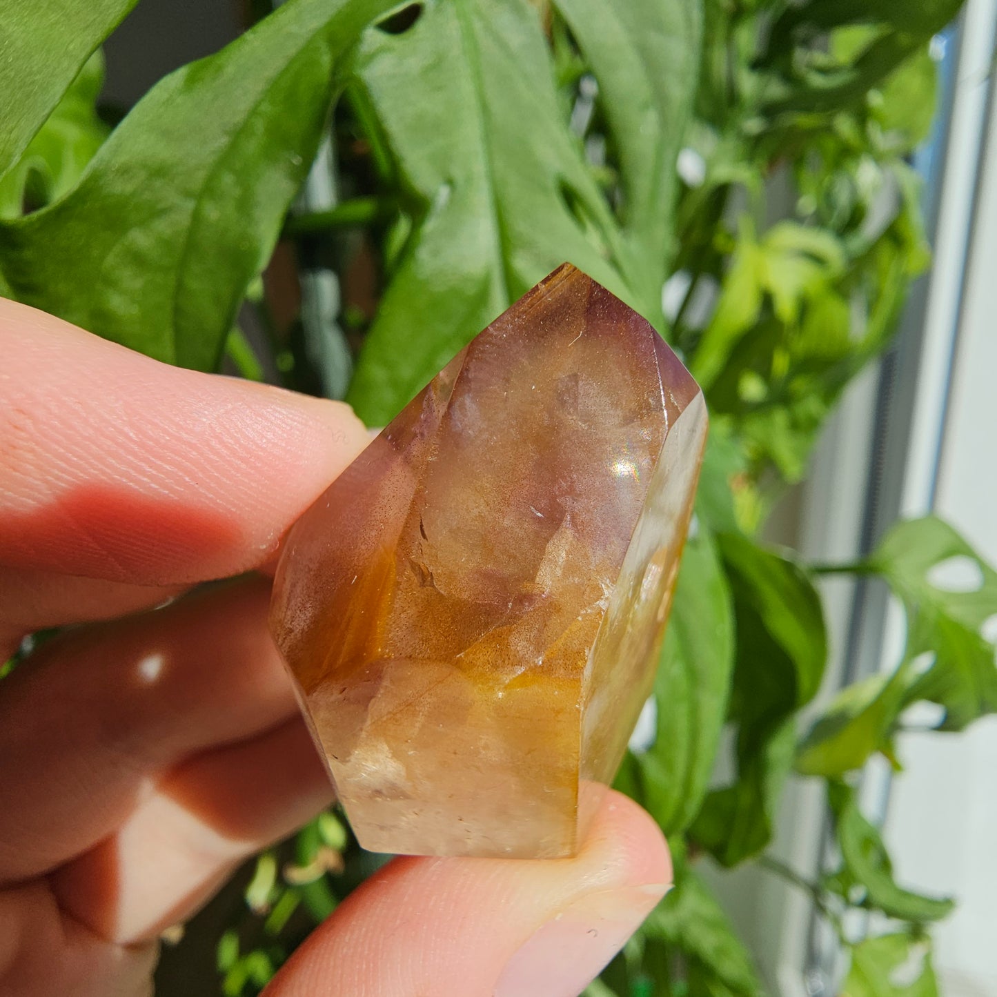 "Dreamcoat Lemurian" Quartz Tower #16G