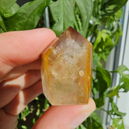 "Dreamcoat Lemurian" Quartz Tower #16G