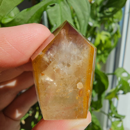 "Dreamcoat Lemurian" Quartz Tower #16G