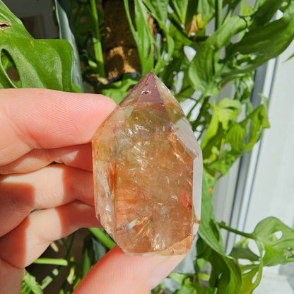 "Dreamcoat Lemurian" Quartz Tower #26i