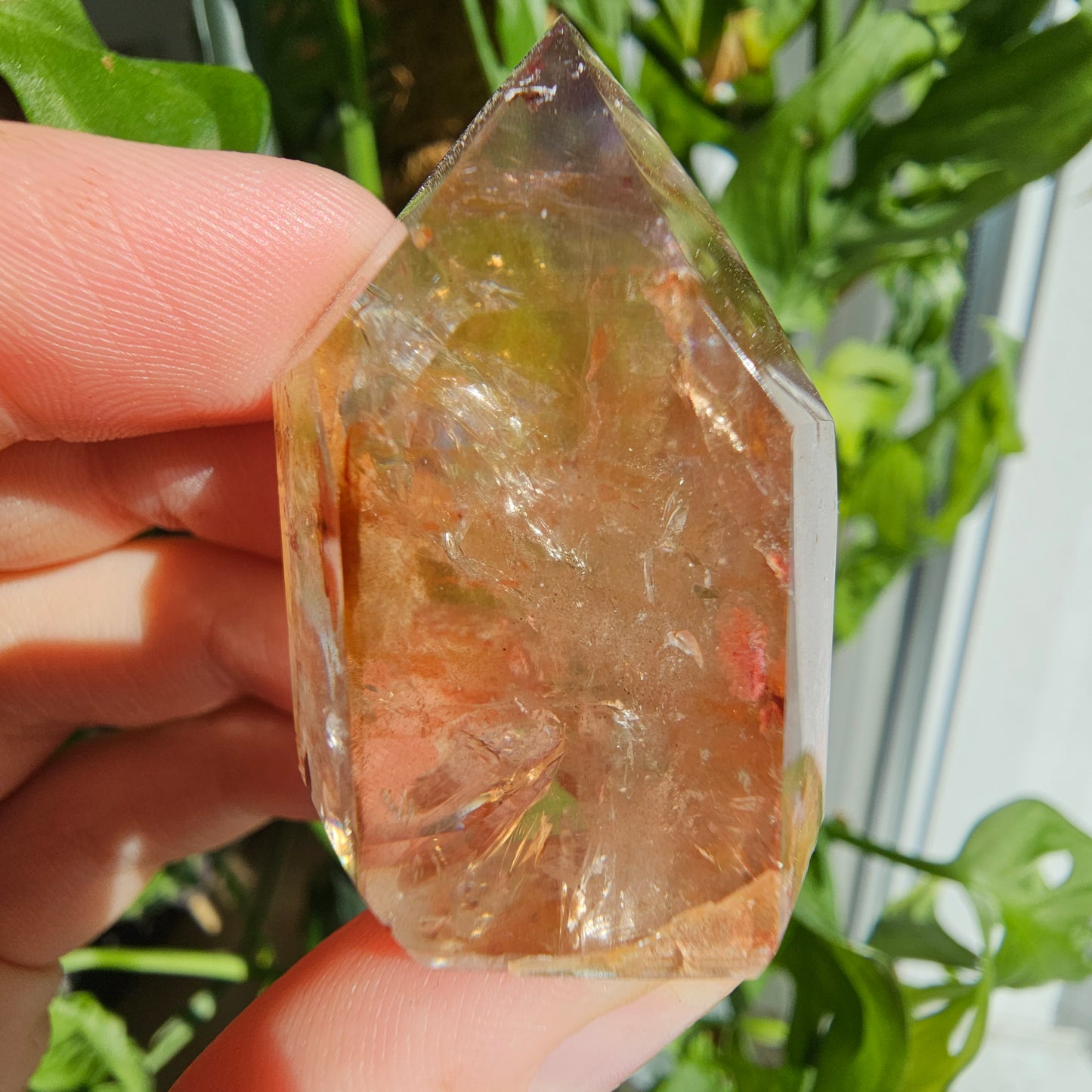 "Dreamcoat Lemurian" Quartz Tower #26i