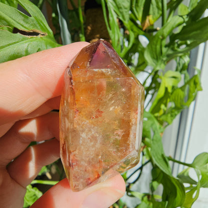 "Dreamcoat Lemurian" Quartz Tower #26i