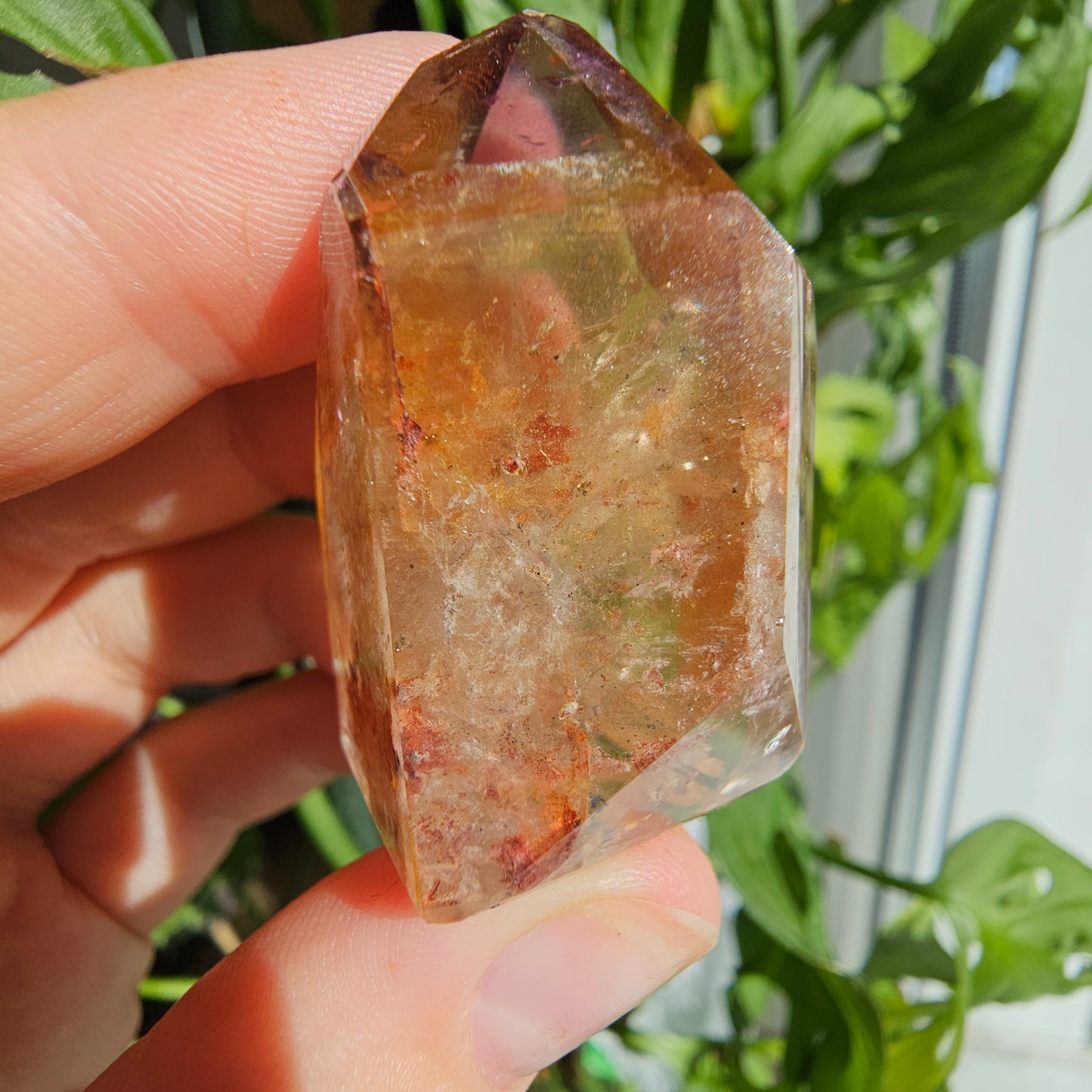 "Dreamcoat Lemurian" Quartz Tower #26i