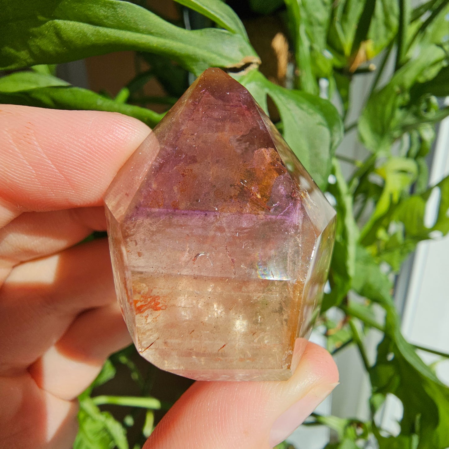 "Dreamcoat Lemurian" Quartz Tower #31K