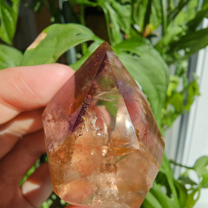 "Dreamcoat Lemurian" Quartz Tower #31K