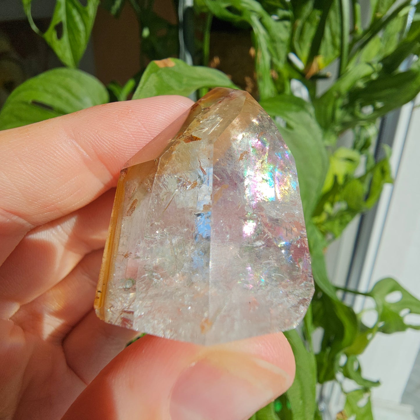 "Dreamcoat Lemurian" Quartz Tower #32L