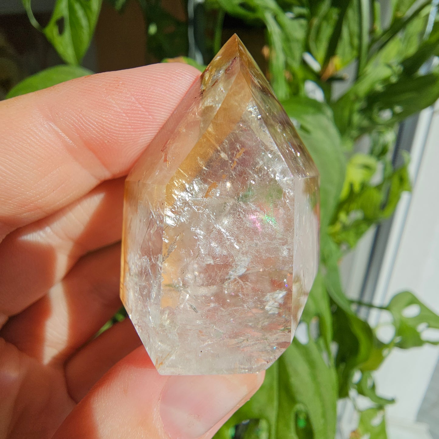 "Dreamcoat Lemurian" Quartz Tower #32L