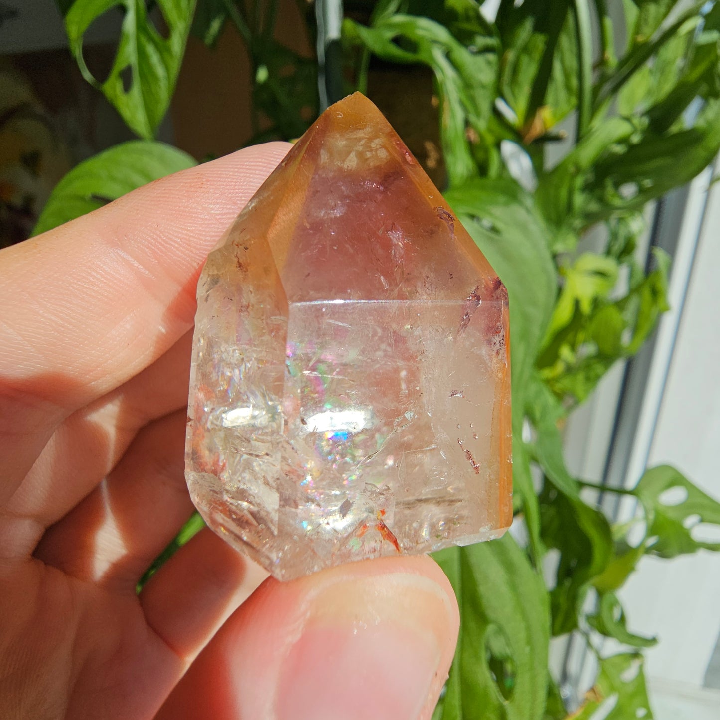 "Dreamcoat Lemurian" Quartz Tower #32L