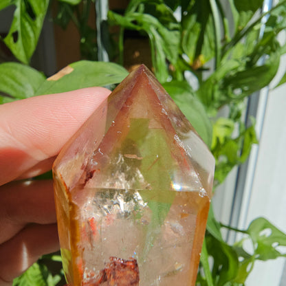 "Dreamcoat Lemurian" Quartz Tower #43R