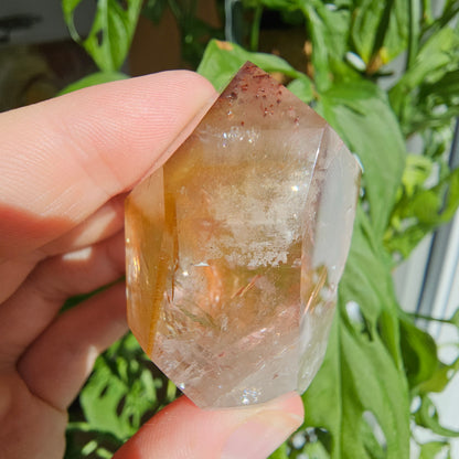 "Dreamcoat Lemurian" Quartz Tower #43R