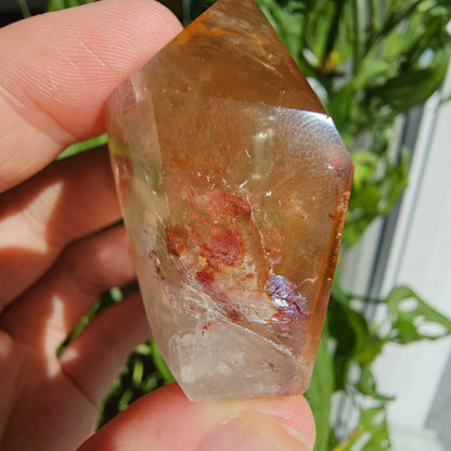 "Dreamcoat Lemurian" Quartz Tower #43R