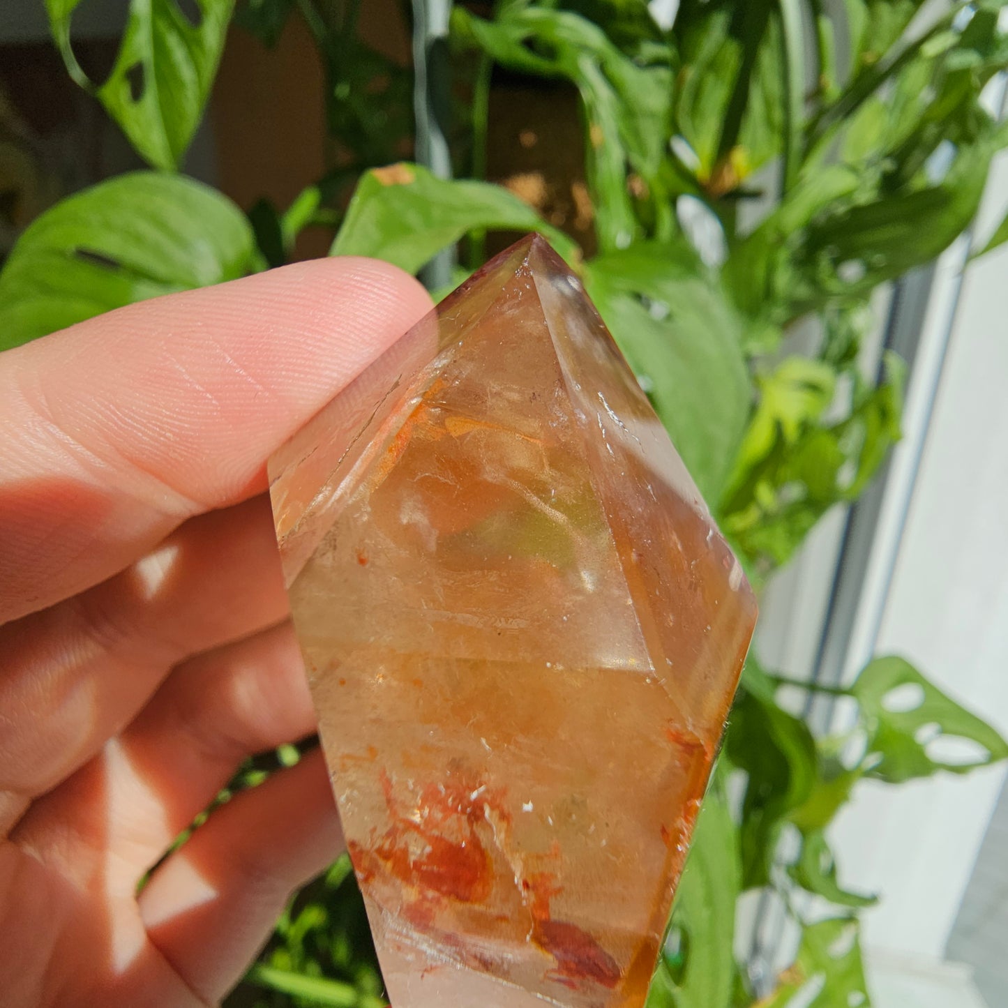 "Dreamcoat Lemurian" Quartz Tower #43R