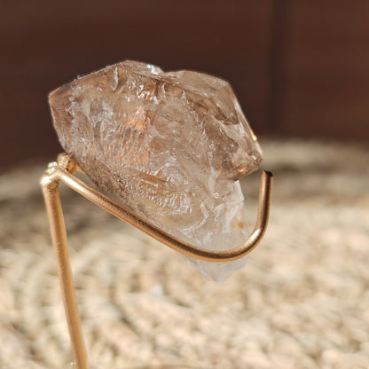 Elestial Smoky Quartz on holder (#15F)