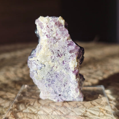 Fluorit Stufe violett aus Yindu, China (#29G)