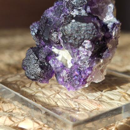 Fluorit Stufe violett aus Yindu, China (#29G)